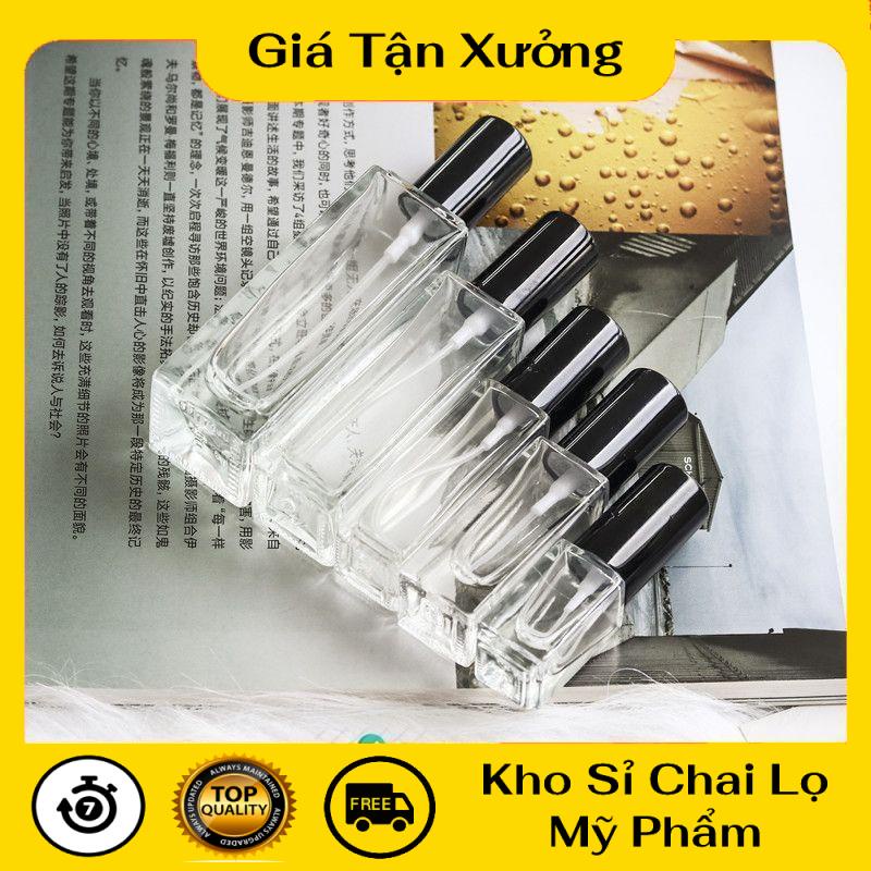 Lọ Chiết Nước Hoa ❤ TRÙM SỈ ❤ Chai lọ chiết nước hoa thủy tinh 5ml 10ml 20ml 25ml đựng dầu thơm , phụ kiện du lịch