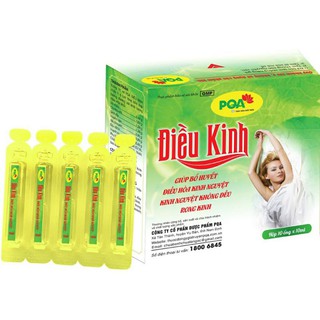 ĐIỀU KINH PQA [rong kinh,kinh nguyệt không đều,đau bụng khi hành kinh]ống 10,,siro 125ml