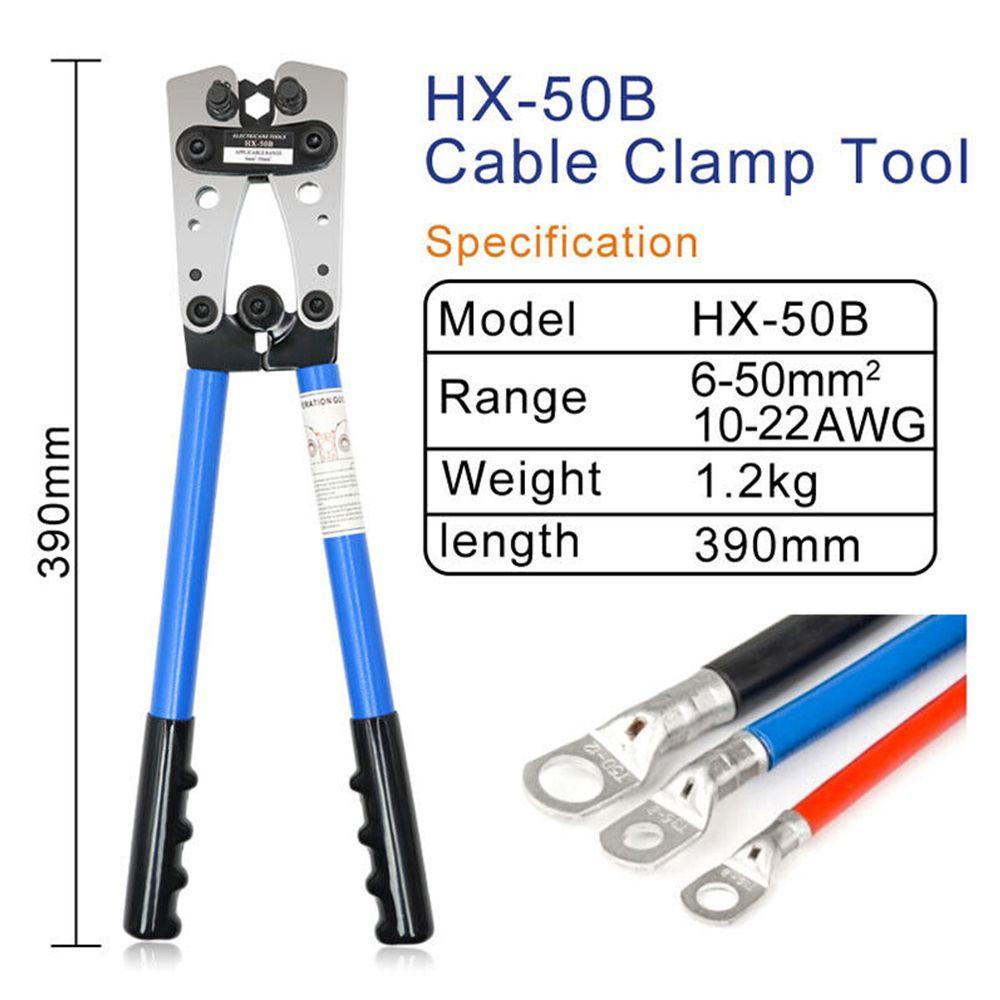 Bộ Kìm Uốn Dây Điện HX-50B 6-50Mm2 Chuyên Dụng