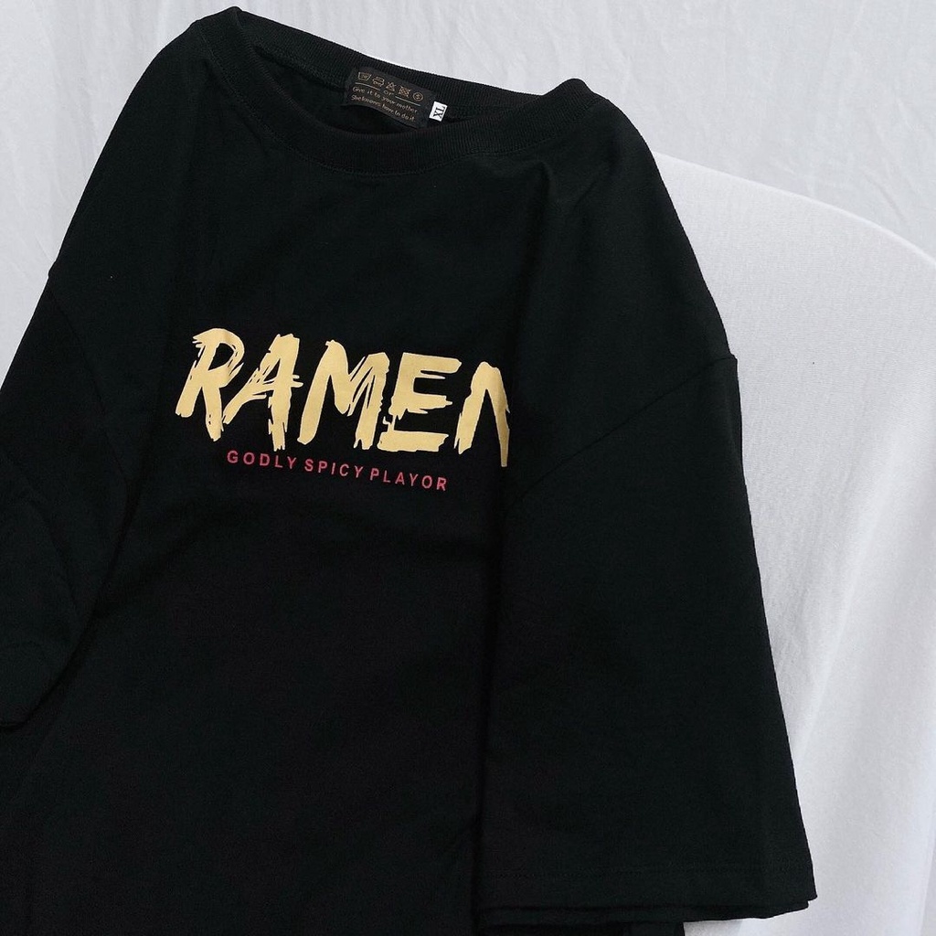 Áo Thun Tay Lỡ DESTRUCTION RAMEN Unisex