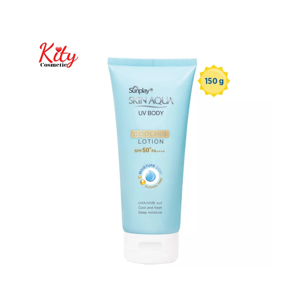 Kem chống nắng dưỡng thể mát lạnh Sunplay Skin Aqua UV Body Cooling Lotion SPF 50+ PA++++ (150g)