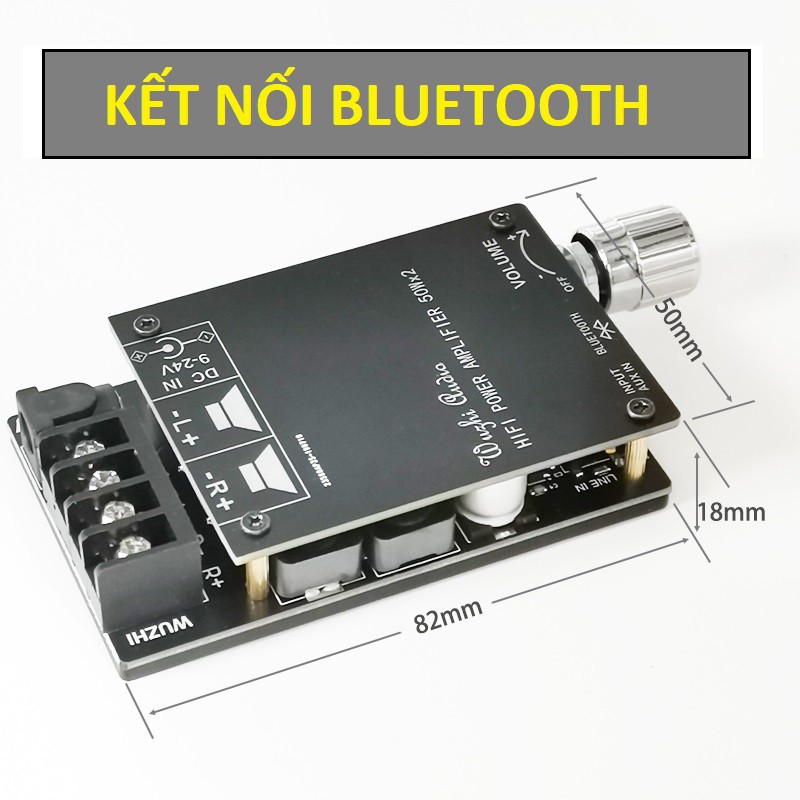 Mạch Khuếch Đại Âm Thanh Bluetooth 5.0 TPA3116D2 2x50W