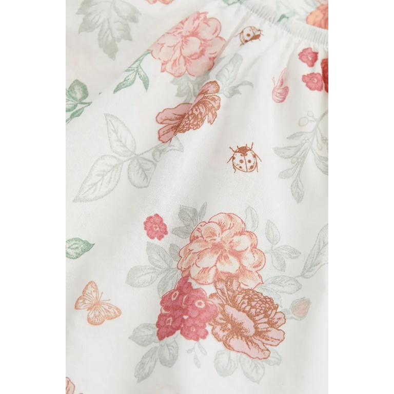 Set quần áo tím/ hoa hồng HM H&M _hàng chính hãng Anh