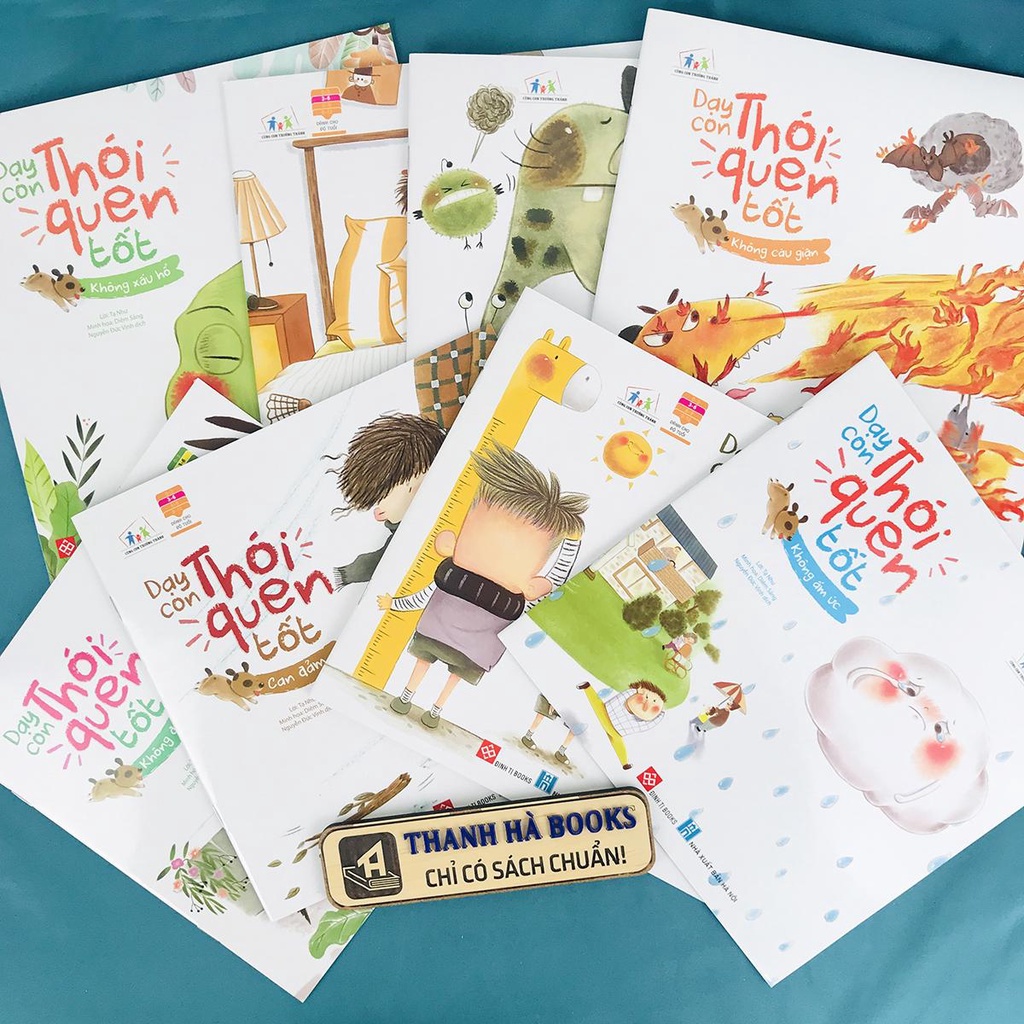 Sách - Dạy Con Thói Quen Tốt: Không Xấu Hổ, Không Cáu Giận, Tự Tin,... - Dành cho trẻ từ 3-6 tuổi