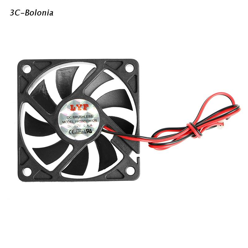 Quạt Tản Nhiệt Cpu Máy Tính Dc 12v 2-pin 60x60 X 10mm 6010