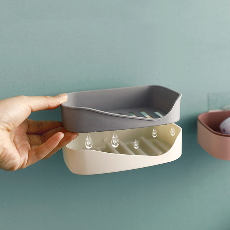 Khay Đựng Xà Bông Kệ Đựng Xà Phòng 2 Lớp Dán Tường Cao Cấp Tiện Dụng 88293 Chợ Tốt Store