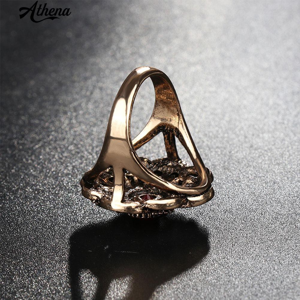 Nhẫn MặT HìNh Hoa ĐíNh Kim Cương Giả ThờI Trang Cho Nữ