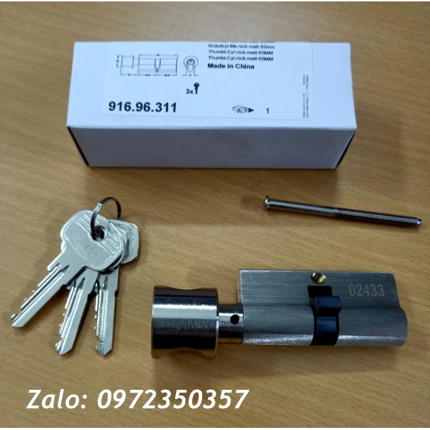 Ruột khóa Hafele 916.96.311