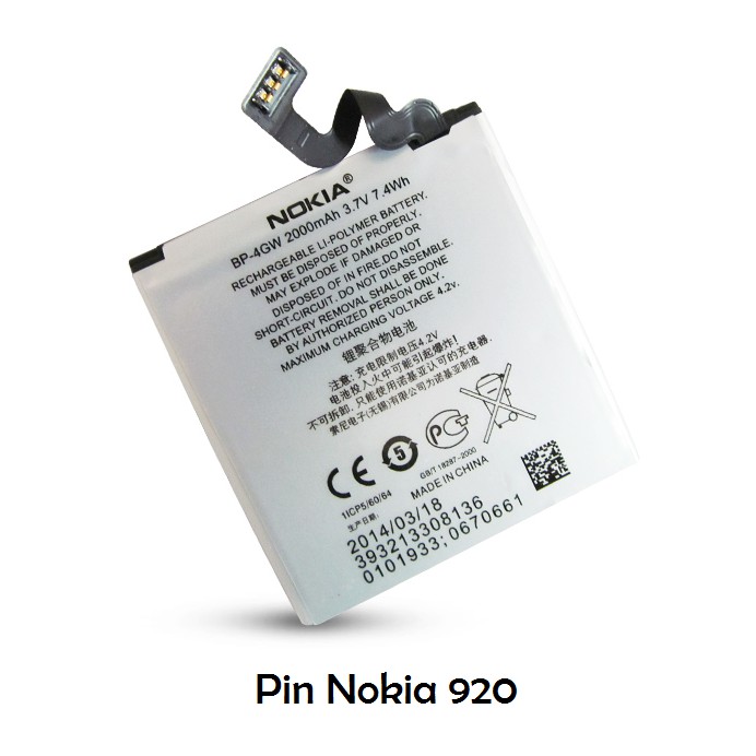 pin nokia lumia 920(PIN NOKIA 920 BP-4GW)