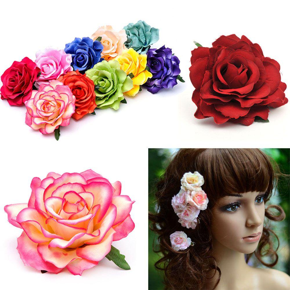 WONDER Trâm Cài Tóc Hình Hoa Hồng Thời Trang Cho Cô Dâu