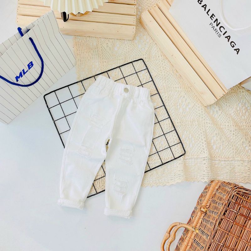 Quần kaki bé trai đen trắng 9-35kg