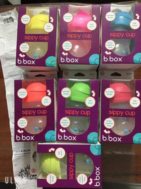 BÌNH TẬP HÚT NƯỚC B.BOX SIPPY CUP 240ML CHO BÉ TỪ 6M_ CHUẨN BILL