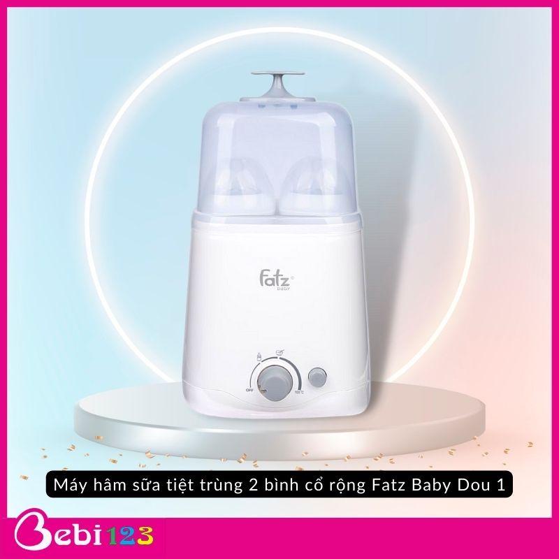 (Bảo hành 12 tháng) Máy hâm sữa tiệt trùng 2 bình cổ rộng Fatz Baby Duo 1 cho bé