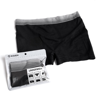 Quần Lót Boxer Briefs Nam ROUGH Công Nghệ Dệt Không Đường May Vải Bamboo Thoáng Khí Co Giãn