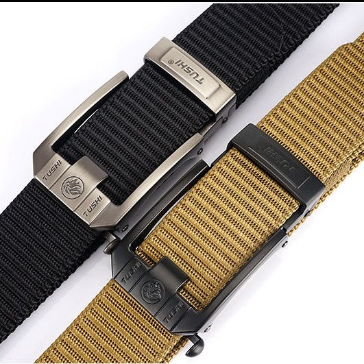 Thắt Lưng Vải canvas Kết Hợp Hợp Kim Thời Trang Cho Nam