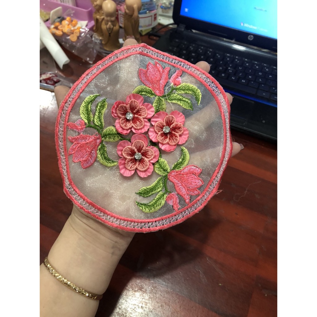 tròn xing xắn 3 hoa 15cm