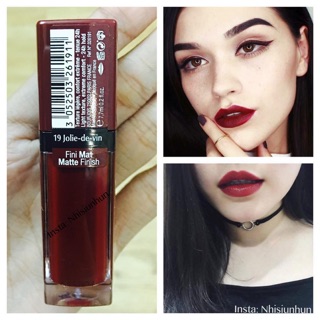 Son Bj velvet 19- màu đỏ rượu Jolie de vin - hàng chuẩn Pháp