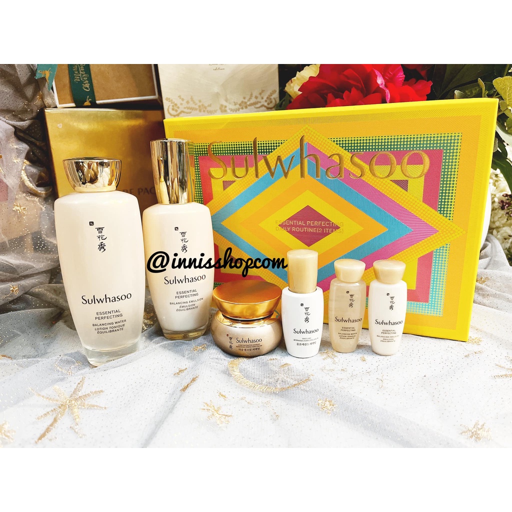 Sét Dưỡng Chống Lão Hoá Nâng Cơ SULWHASOO Essential Perfecting Balancing SKINCARE SET