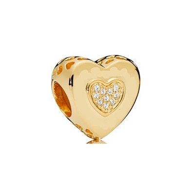 Hạt Charm Mạ Vàng Hình Ong/Trái Tim/Vương Miện Thời Trang DIY