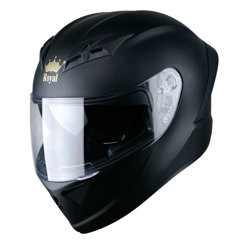 Mũ Bảo Hiểm Fullface 2 Kính Royal M266 - Hàng Chính Hãng - Bảo Hành 12 Tháng - Có màu Đen - Trắng bóng - Xám xi măng