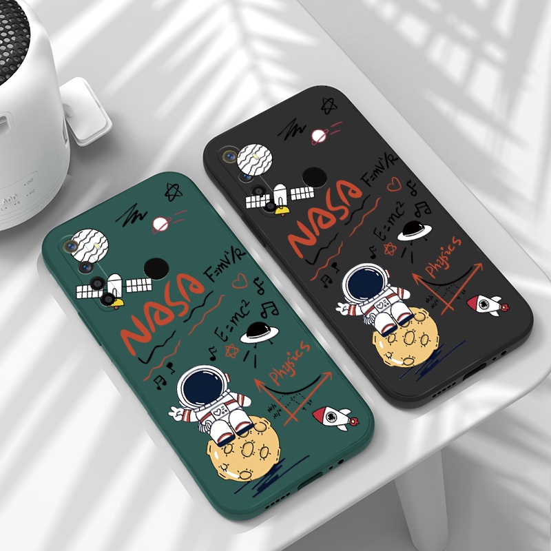 Ốp Điện Thoại Tpu Hình NASA Cho Realme 9 Pro C35 Realme 7 7 Pro 7i C17 6 Pro C15 C2 X2 XT OPPO A1K