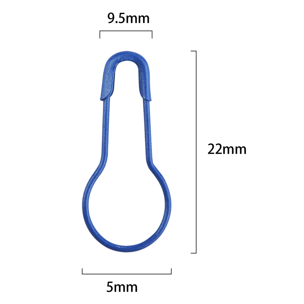 100 CÁI MIX AN TOÀN PIN Kim loại Palăng Pins Móc khóa đan chéo đánh dấu clip Hangtag DIY Công cụ may kim