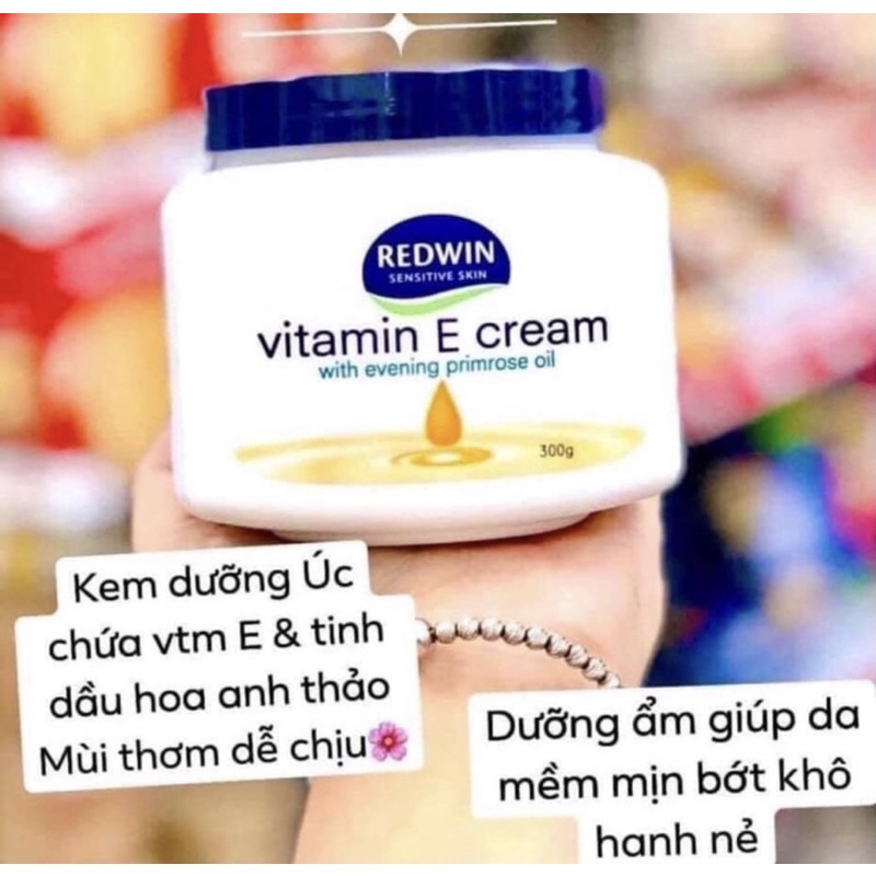 KEM DƯỠNG VITAMINE( 300g) TINH DẦU HOA ANH THẢO DƯỠNG DA MỀM MỊN CĂNG BÓNG