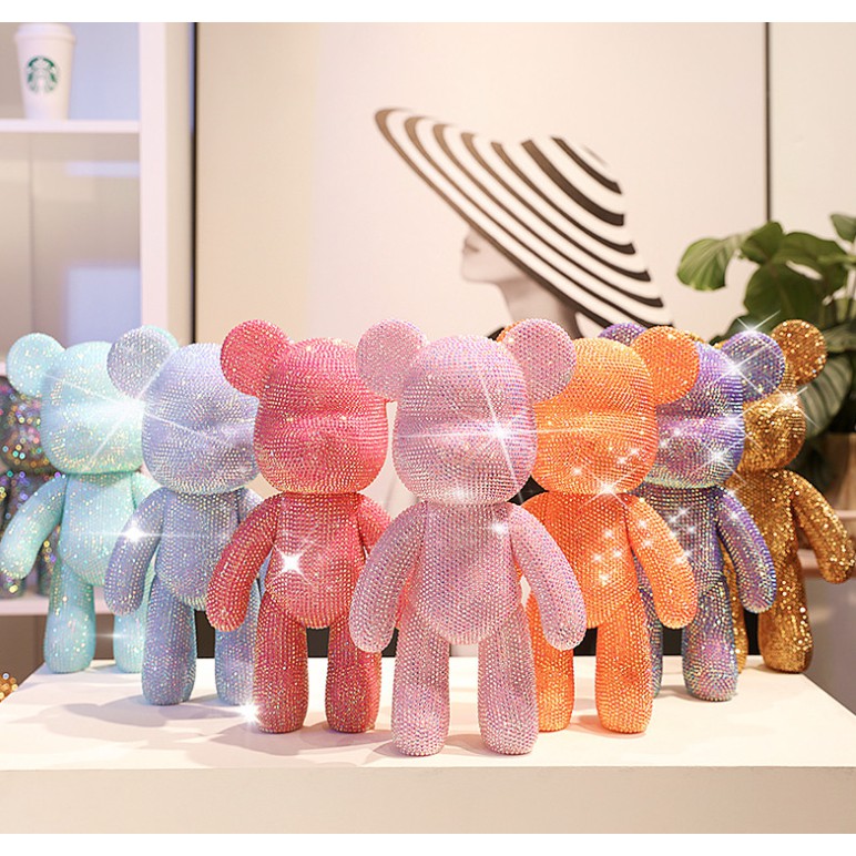 Gấu đính đá Bearbrick size 53 cao cấp cho mọi lứa tuổi