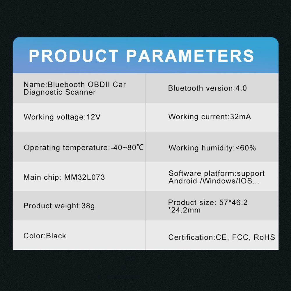 Máy Quét Mã Code OBD2 Cho IOS Android PC ELM327 V1.5 OBDII