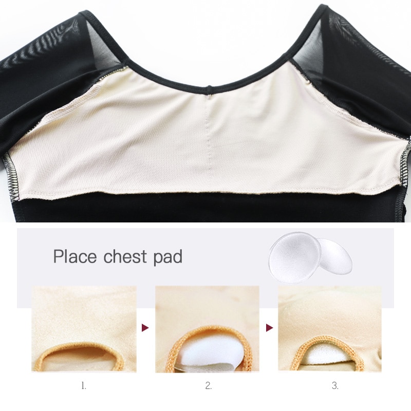 Áo liền quần thời trang múa ba lê tay lửng 3/4