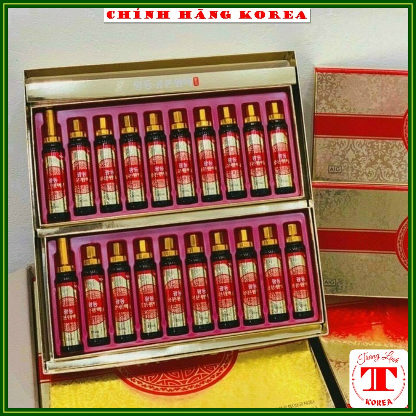 Bổ dược Kwangdong hàn quốc thượng hạng, hộp 60 ống - Bổ thận, tăng cường sinh lý, sức khỏe, phòng ung thư - tranglinh