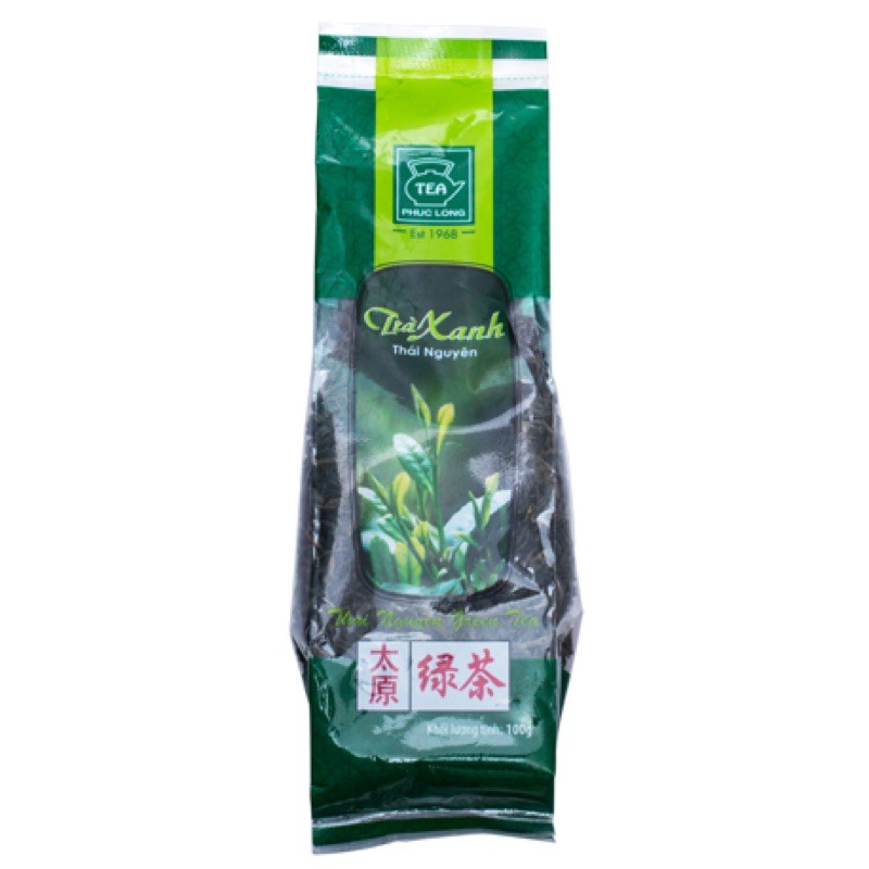 Trà Xanh Thái Nguyên Phúc Long 100g (date mới)