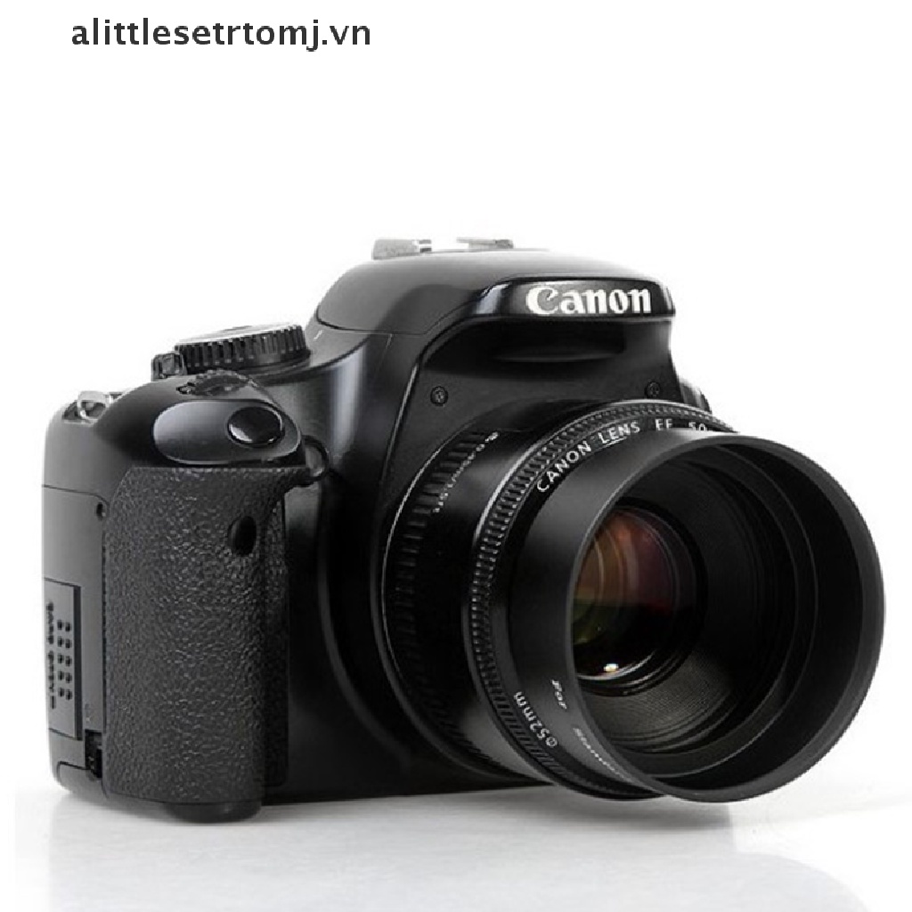 1 Loa Che Nắng Ống Kính Máy Ảnh Bằng Kim Loại Dài Cho Canon Nikon Sony Olympus Pentax