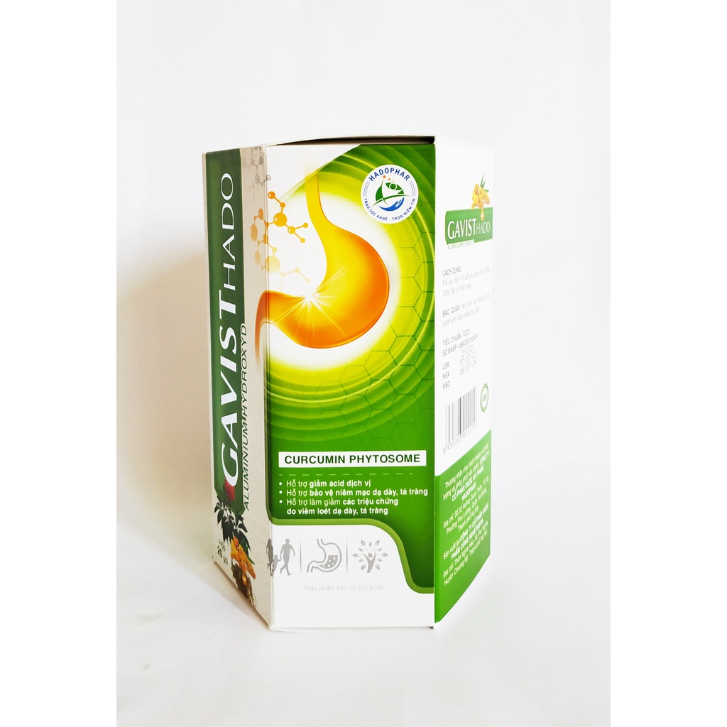 Gói Uống Giảm Đau Dạ Dày Gavist - Hết Lo Viêm Loét Dạ Dày, Tá Tràng, Trào Ngược, Ợ Hơi, Ợ Chua – Gaviscon - Hộp 20 Gói