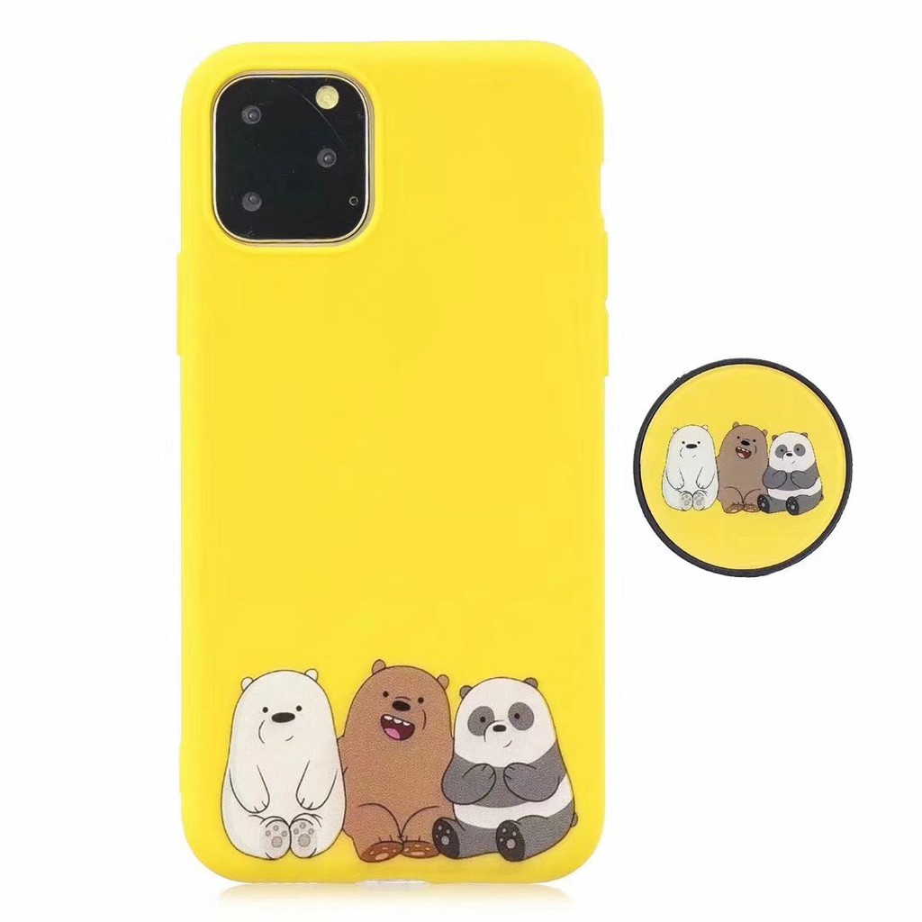 Ốp điện thoại in hình 3 chú gấu cho Samsung S8 S9 Plus S10+a7 A9 A6 2018 J4/6plus A20e A1/4/3/3 | BigBuy360 - bigbuy360.vn