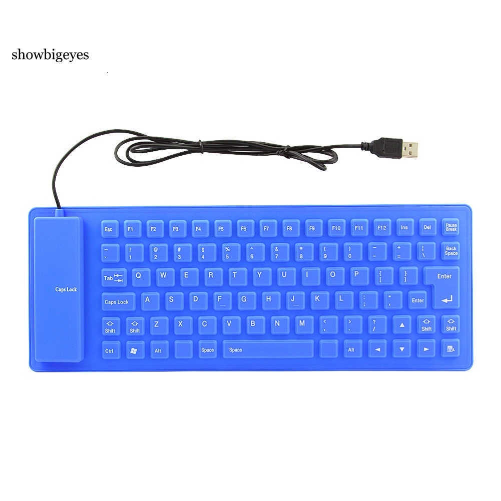 Bàn Phím Silicone Có Dây Gấp Gọn 85 Phím Cho Laptop / Pc