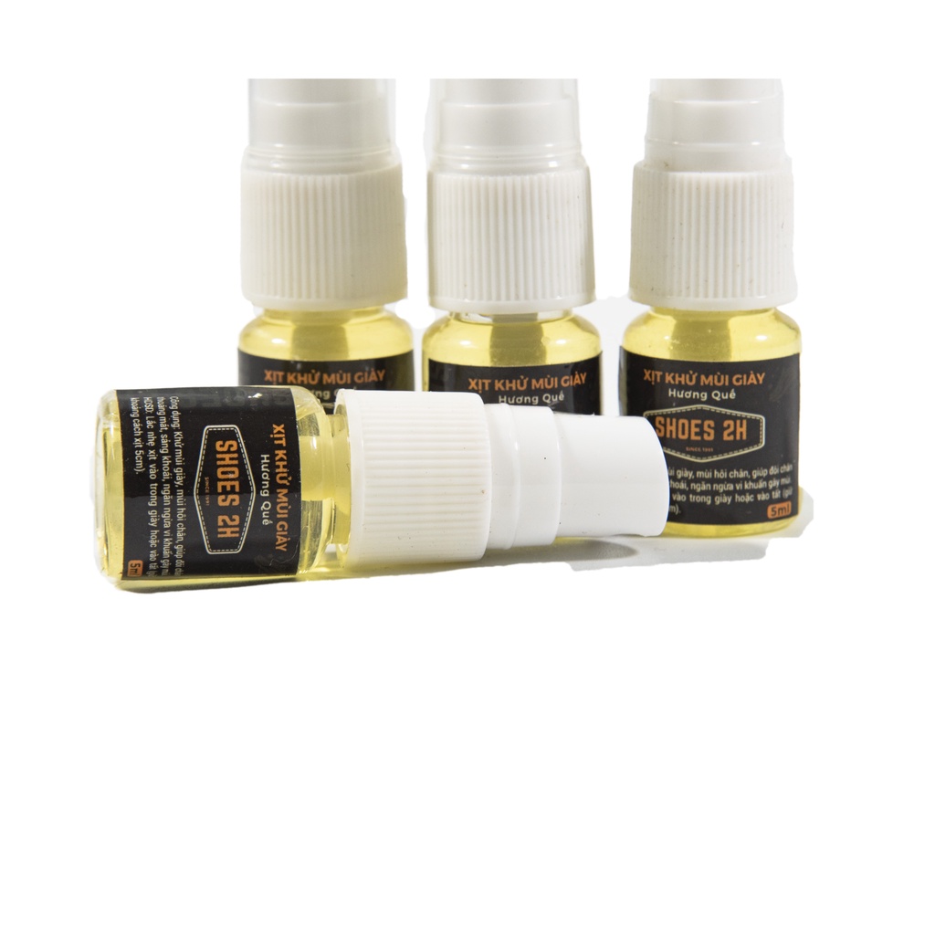 Bình Xịt Khử Mùi Hôi Chân, Hôi Giày 5ml Giúp Khô Thoáng, Khử Mùi Và Diệt Khuẩn Hương Quế Chính Hãng SHOES 2H