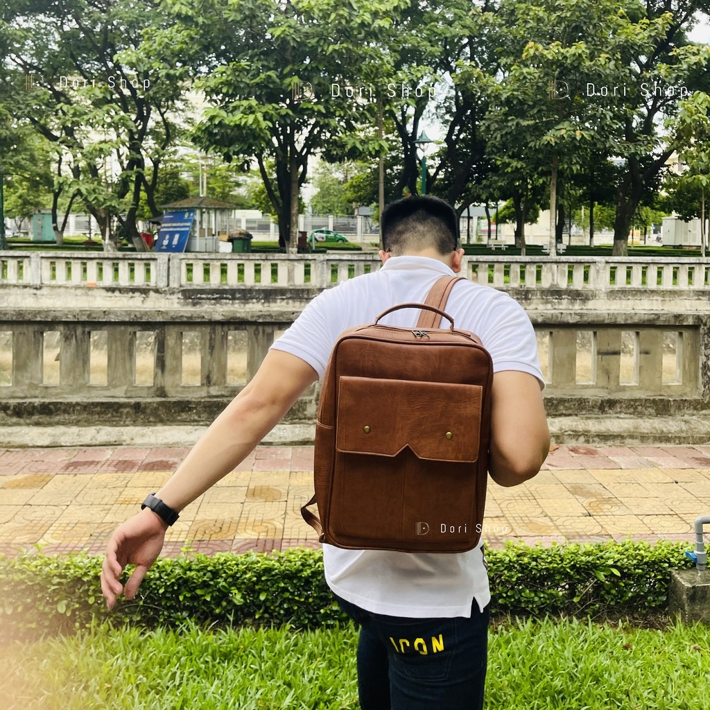 BALO DA CAO CẤP, BA LÔ ĐỂ LAPTOP DORISHOP|BL53