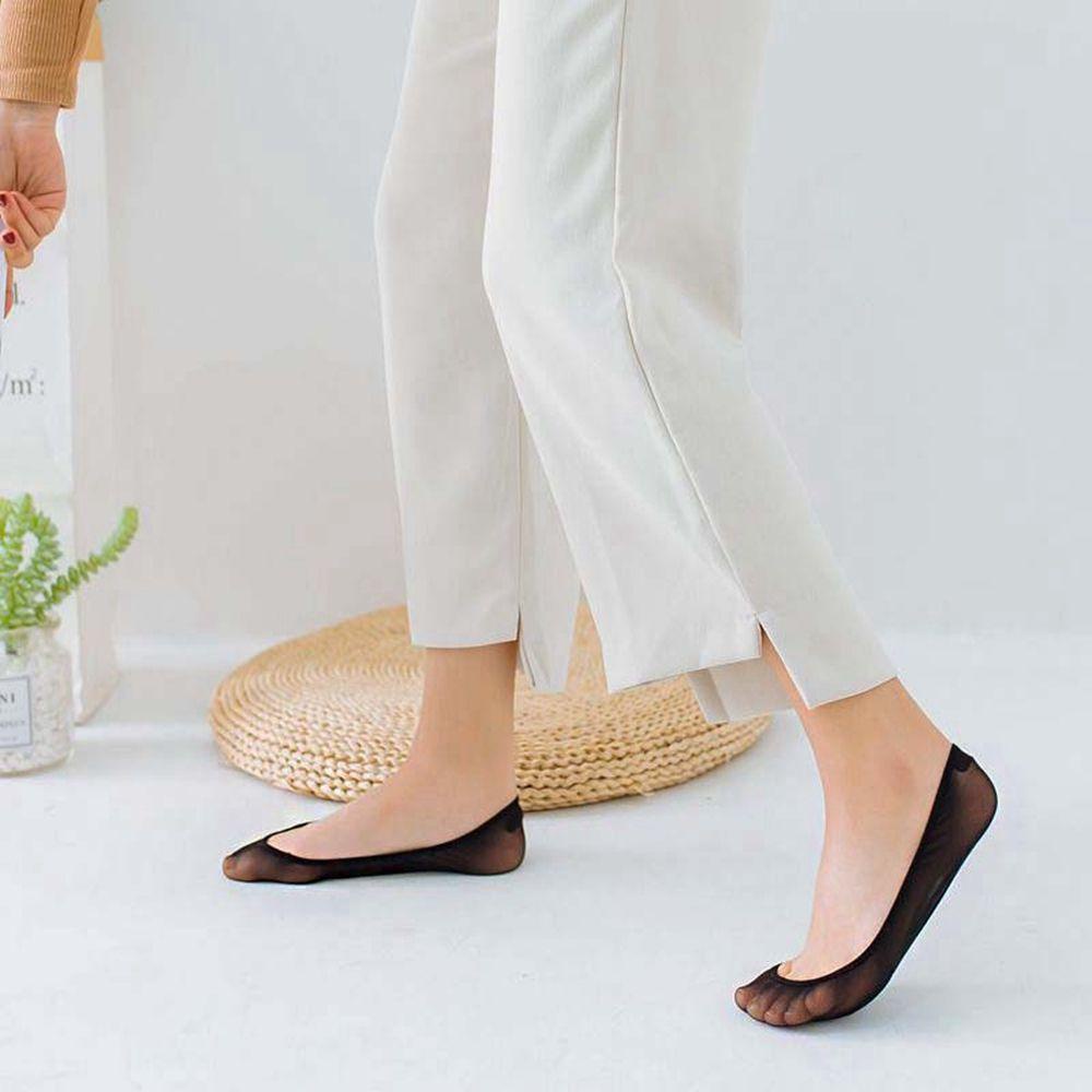 Vớ Thuyền Cổ Thấp Siêu Mỏng Thoáng Khí Chống Trượt Thời Trang Mùa Hè