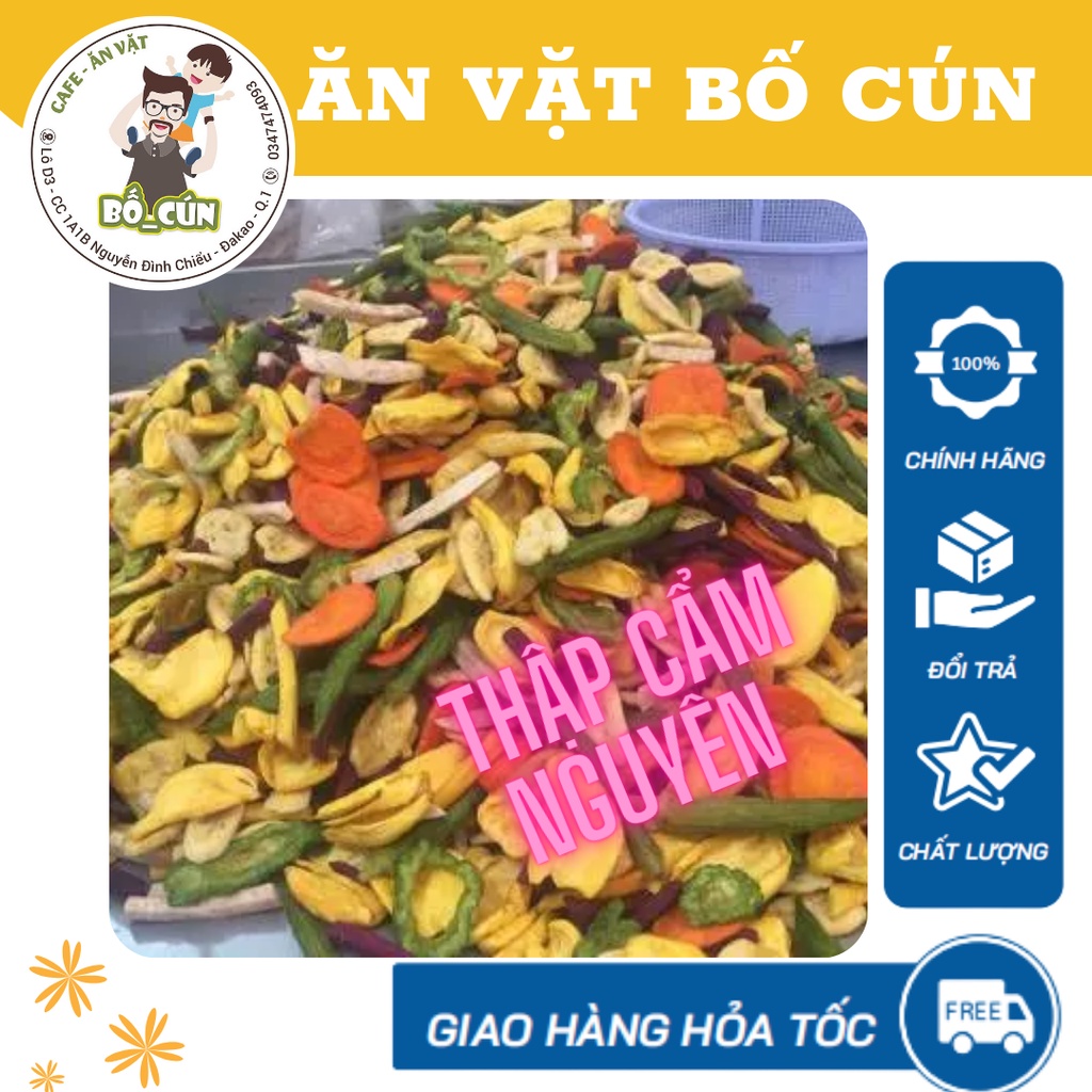 Thập cẩm sấy nguyên cánh ( hàng loại A) Ăn Vặt Văn Phòng Bố Cún