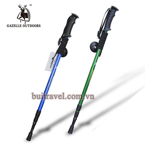 Gậy trekking 3 khúc gấp gọn Gazelle Outdoors GL7110- Gậy leo núi gáp gọn- Bụi Travel