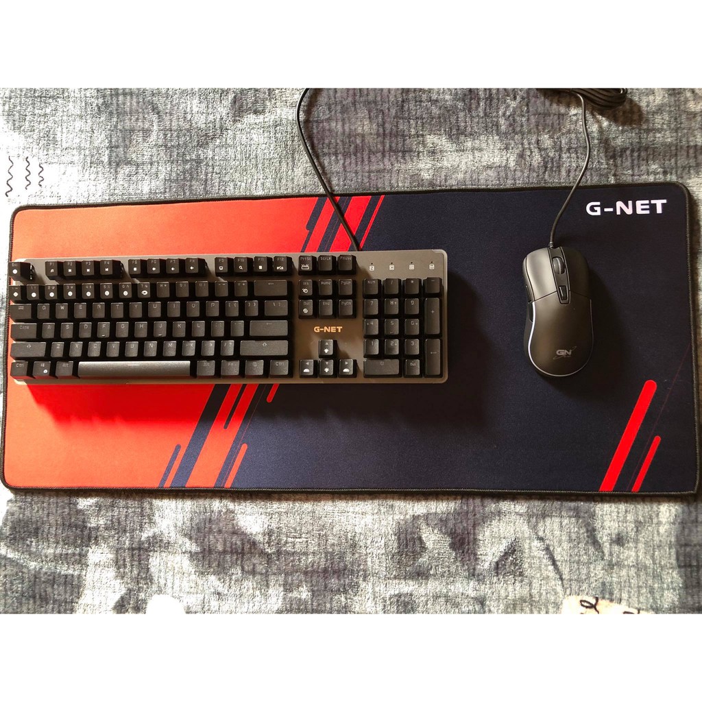 Lót Chuột Gaming G-Net 30x70x4mm ( Mặt trơn Chống Nước)