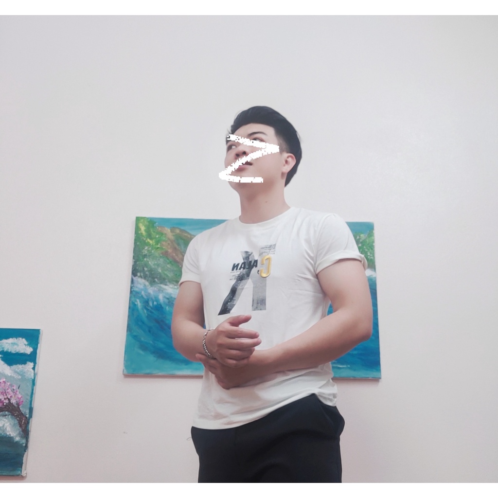 Áo Thun Phông Nam Basic Ngắn Tay Cổ Tròn Thêu Chữ Xuất Dư Cao Cấp Cực Xịn Cotton 100% Form slimfit