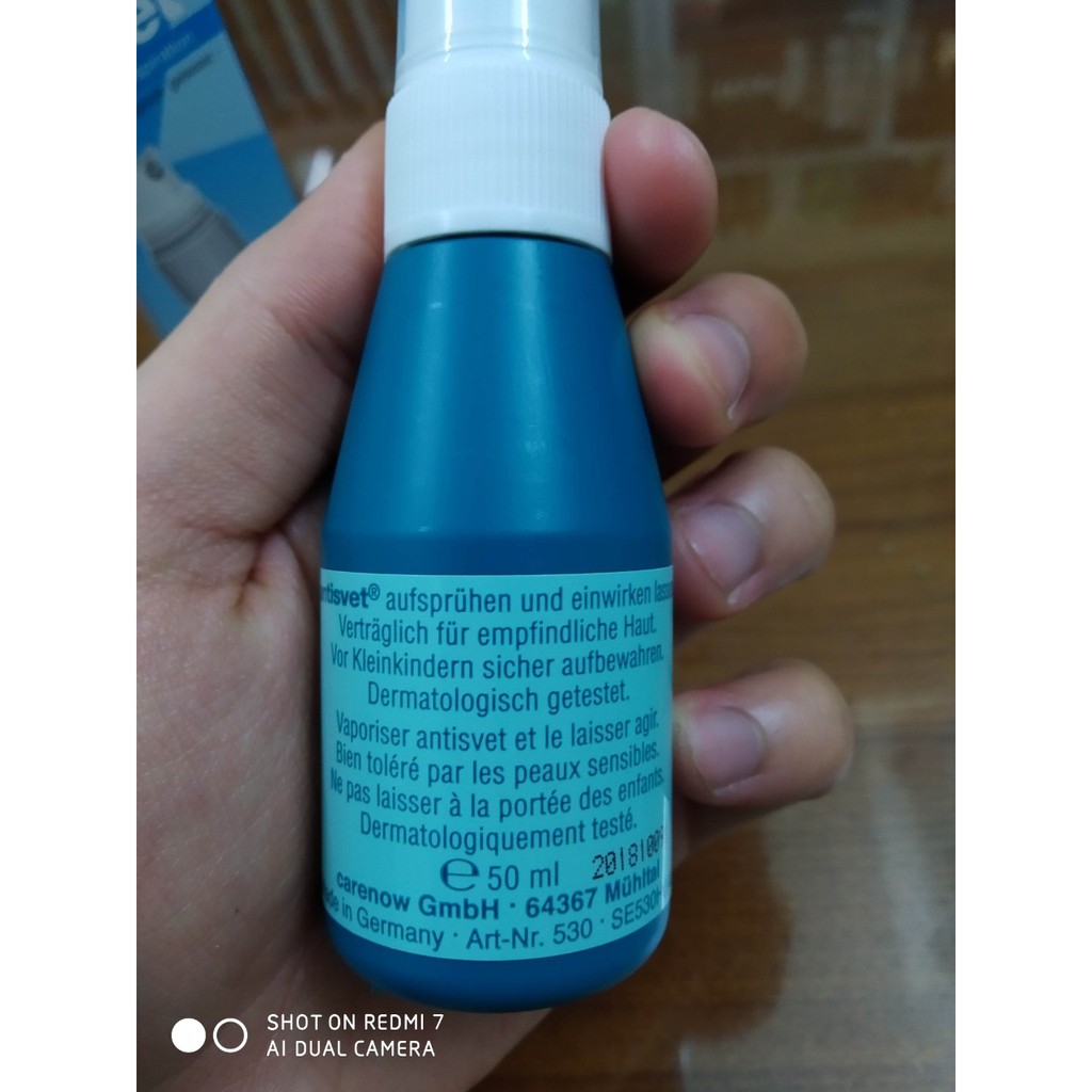 XỊT KHỬ MÙI/DIỆT KHUẨN NÁCH ANTI SVET ĐỨC 50ml 🇩🇪 | BigBuy360 - bigbuy360.vn