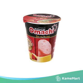 Combo 5 Mì Ly Omachi Xốt Bò Hầm Có Cây Thịt