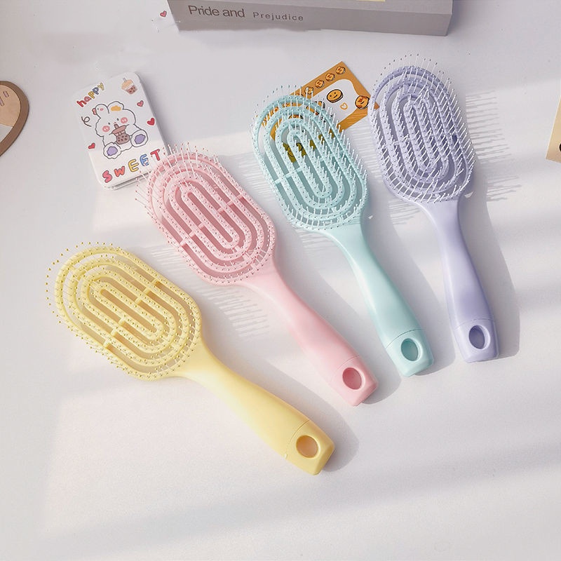 Lược Chải Tóc Bằng Nhựa Tạo Kiểu Tóc Thẳng Cho Bé