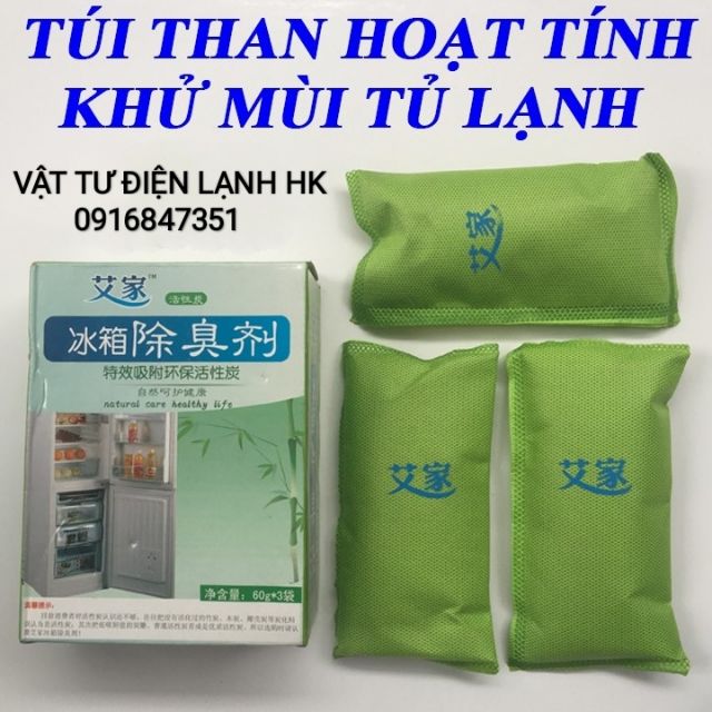 Túi khử mùi tủ lạnh than hoạt tính cao cấp