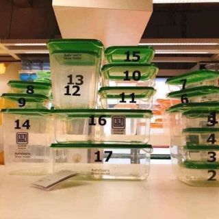 Set 17 hộp hàng Ikea