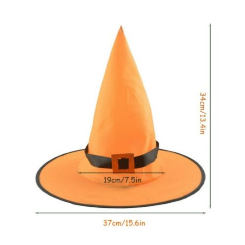 Đèn LED trang trí Halloween hình mũ phù thủy