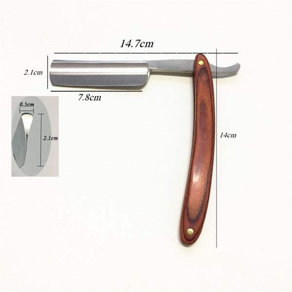 Cán Dao Cạo Đa Năng Inox Cao Cấp Folding Shaving Knife Holder , Shaving Barber Tool Hair Razor & Blades Stainless Steel